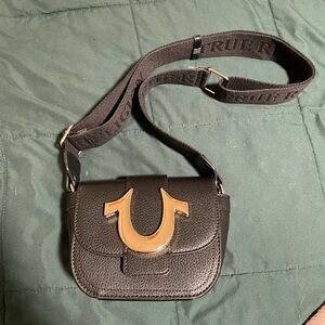 TRUE RELIGION MINI HORSESHOE BAG